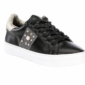 Steve Madden Black Pearl Trendy Sneakers